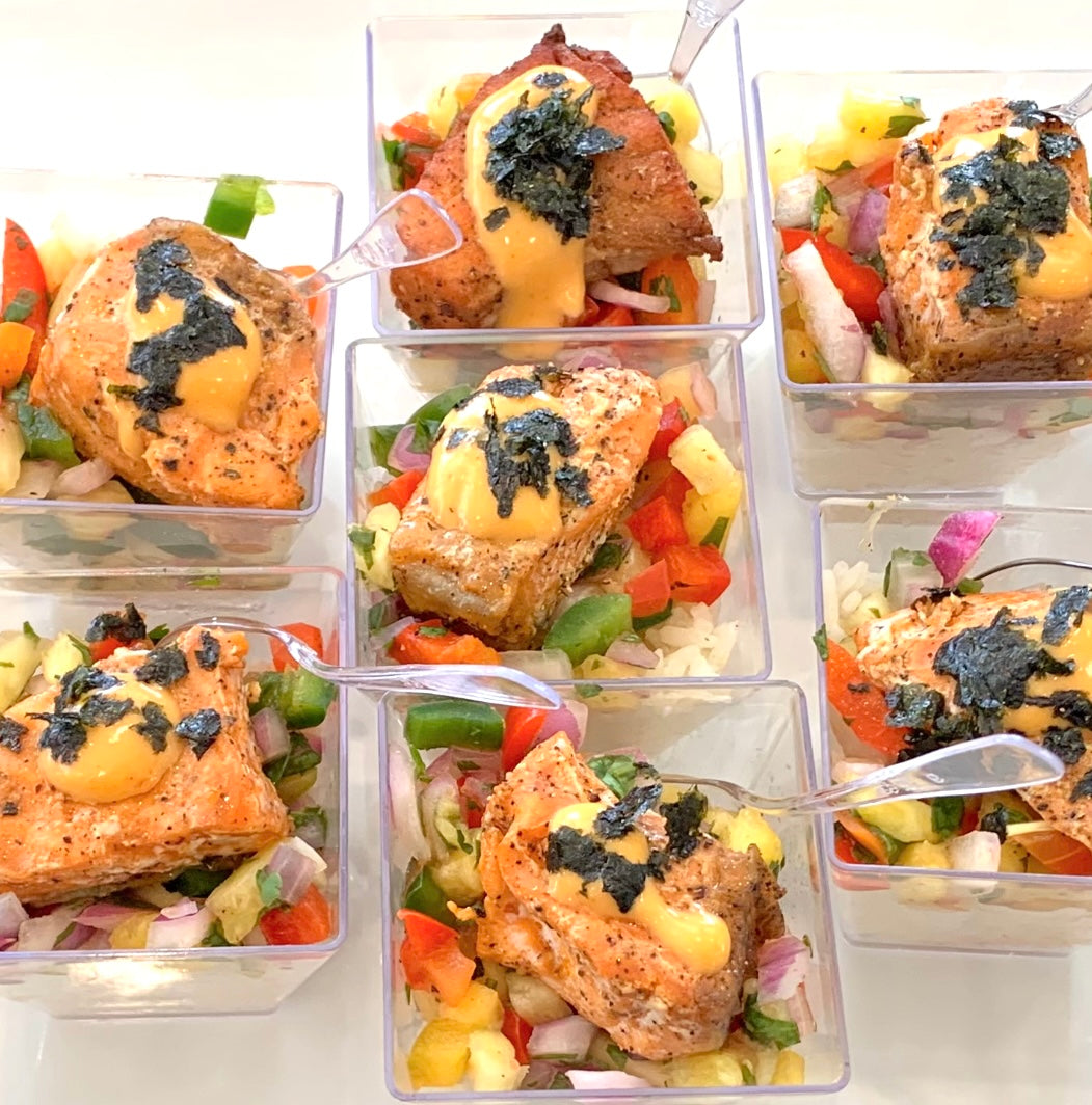 Grilled Salmon Bites