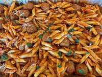 Penne Pasta with Angus Meatballs